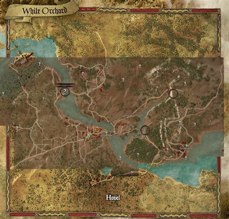 Map of the Witcher 3